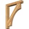 Ekena Millwork Westlake Block Rough Sawn Bracket w/ Offset Brace, Western Red Cedar, 6"W x 36"D x 44"H BKT0604X36X44WTL05RWR - alternate 1